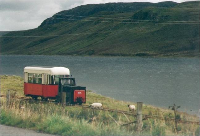 Eisenbahn in Fintown, Co. Donegal