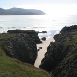 Auf der Wanderung von Sandfield nach Rossbeg, County Donegal, Irland